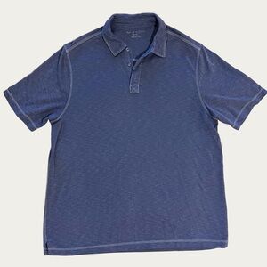 Age of Wisdom Classic Indigo Polo Shirt for‎ Men Size XL